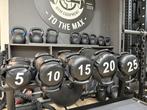Zwarte professionele Powerbags 5/10/15/20/25 kg Nieuw i doos, Dumbbell, Nieuw, Ophalen of Verzenden, X