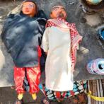 2 oosterse poppen, Ophalen of Verzenden, Zo goed als nieuw, Pop