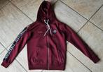 Quotrell vest met muts   bordeaux donker rood Maat XS 176, Gebruikt, Jongen of Meisje, Trui of Vest, Ophalen of Verzenden