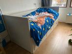 Ikea hemnes uitschuif bank bed incl matrassen., Huis en Inrichting, Ophalen, Wit, Tweepersoons, 140 cm