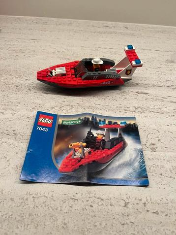 LEGO 7043 Brandweerboot - Vintage - Compleet! beschikbaar voor biedingen