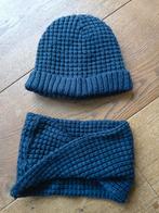Zara Muts & Sjaal Set Kind 5-8 Jaar donkerblauw, Ophalen, Zo goed als nieuw, Muts