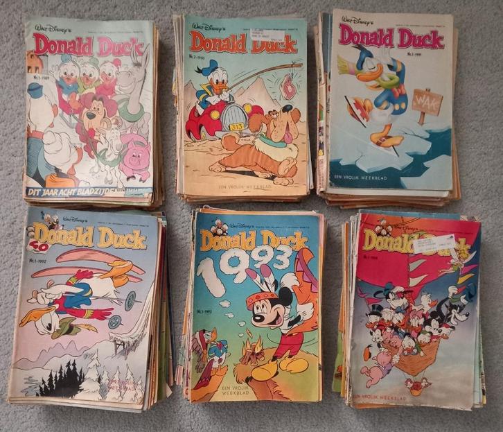Grote Collectie Donald Duck Stripboeken uit verschillende ja, Boeken, Stripboeken, Gelezen, Complete serie of reeks, Ophalen of Verzenden