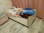 Peuterbed topbed wit met grijs 140x70, Kinderen en Baby's, Kinderkamer | Bedden, Ophalen, 70 tot 85 cm, 140 tot 160 cm, Zo goed als nieuw