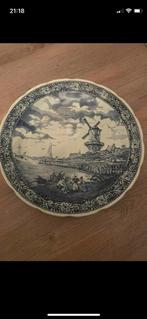 Delfsblauw Bord met Molen - 40cm, Ophalen of Verzenden