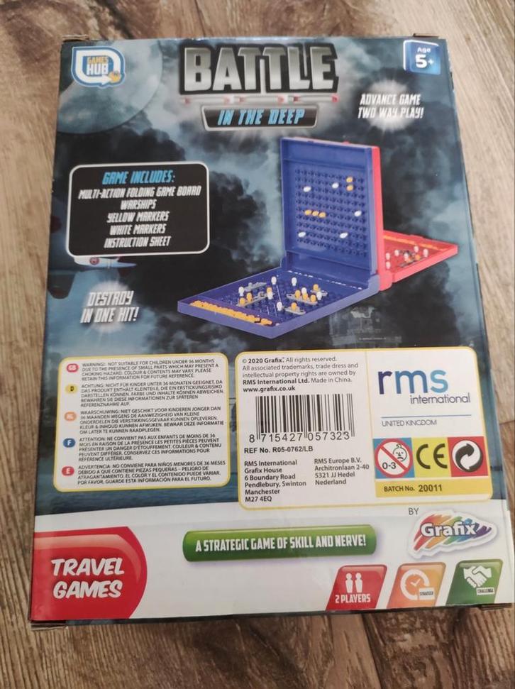 Battle in the Deep zeeslag, leuk spel voor in het weekend, Hobby en Vrije tijd, Gezelschapsspellen | Overige, Nieuw, Ophalen of Verzenden