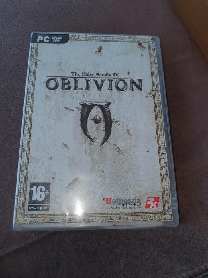 Oblivion The elder scrolls 4 voor de PC, Spelcomputers en Games, Games | Pc, Gebruikt, Avontuur en Actie, 1 speler, Vanaf 16 jaar