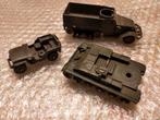 Drie bespeelde Dinky Toys France modellen, Hobby en Vrije tijd, Modelauto's | 1:43, Ophalen of Verzenden, Gebruikt, Auto, Dinky Toys