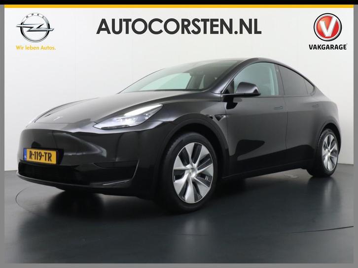 Tesla Model Y RWD LFP Warmtepomp Leder Panoramadak Memory St, Auto's, Tesla, Bedrijf, Te koop, Model Y, ABS, Achteruitrijcamera