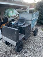 Dumper Lombardini Diesel tuintrekker tractor traktor kiepbak, Ophalen, Gebruikt