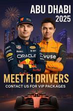 ABU DHABI 2025 – F1 VIP HOSPITALITY & GRANDSTAND, Paddock, Tickets en Kaartjes, Drie personen of meer, Meerdaags