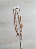 Schelpen kettingen handmade nieuw overhoofd dragen z.f. lg., Ophalen of Verzenden, Zo goed als nieuw, Overige kleuren, Steen of Mineraal