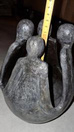 Handgemaakte Terracotta Vriendenkring van 4 Personen, Ophalen of Verzenden