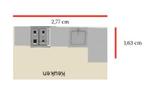 Beige L hoekkeuken met complete apparatuur, zelf ophalen, Huis en Inrichting, Keuken | Complete keukens, Ophalen of Verzenden
