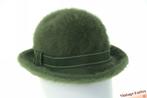 Vintage Dameshoed Kangol groen angora wol 55-56 = S , Kleding | Dames, Hoeden en Petten, 55 cm (S, 6⅞ inch) of minder, Hoed, Ophalen of Verzenden