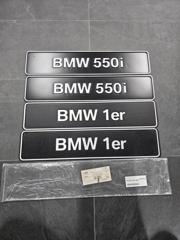 Showroomplaatjes BMW 550i 1er, Auto-onderdelen, Overige Auto-onderdelen, Gebruikt, Ophalen of Verzenden