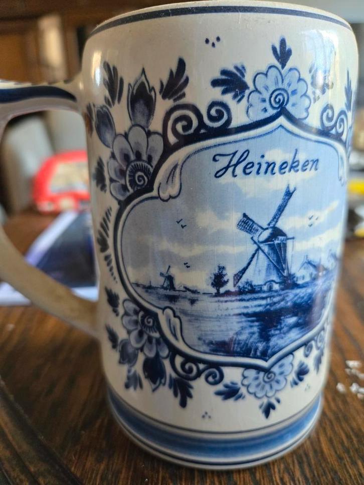 Heineken Delft Blue Mok, Antiek en Kunst, Antiek | Keramiek en Aardewerk, Ophalen of Verzenden