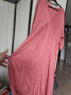 Prachtige oud roze glanzende lange jurk one size satin L-xl, Maat 46/48 (XL) of groter, Ophalen of Verzenden, Zo goed als nieuw