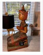 Korting Prachtig XL houten Indonesisch beeld, hoog 36 cm, Ophalen of Verzenden