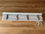 Crème Luxaflex Houten Lamellen - 136cm breed, 169 cm lang, Gebruikt, 100 tot 150 cm, Wit, 150 tot 200 cm