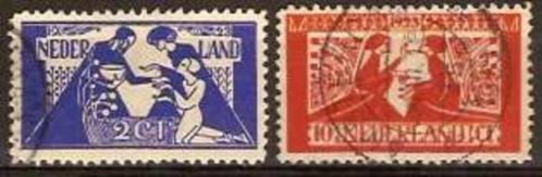 Nederland NVPH nr 134/5 gestempeld Toorop 1923, Postzegels en Munten, Postzegels | Nederland, Gestempeld, T/m 1940, Verzenden