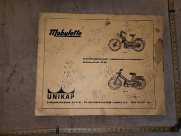 Kapitein Mobylette onderdelen catalogus '71 beschikbaar voor biedingen