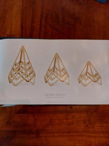 Georg Jensen 3 gouden kerstbomen beschikbaar voor biedingen