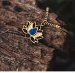 Ketting, Sieraden, Tassen en Uiterlijk, Nieuw, Ophalen of Verzenden, Met edelsteen, Goud