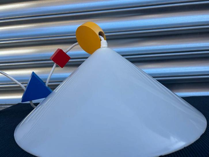 Vintage IKEA Lamp - Uniek Design!, Huis en Inrichting, Lampen | Hanglampen, Gebruikt, Minder dan 50 cm, Hout, Kunststof, Ophalen of Verzenden