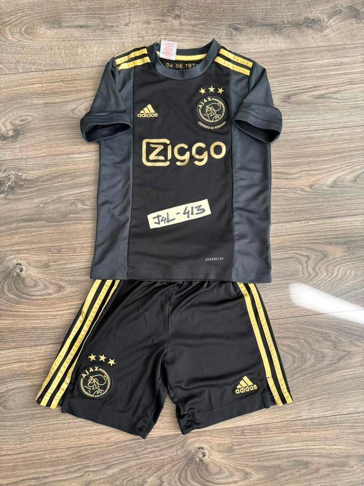 Ajax tenue broek en shirt 2020/2021 3de uefa afca fside tdk, Sport en Fitness, Voetbal, Gebruikt, Shirt, Verzenden