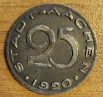 DUITSLAND 25 Pfennig Stadt Aachen 1920 FUNCK#1.10 MS+, Ophalen of Verzenden, Duitsland, Losse munt