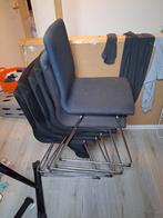 6x Ikea Volfgang stoelen., Huis en Inrichting, Stoelen, Gebruikt, Blauw, Ophalen of Verzenden, IKEA