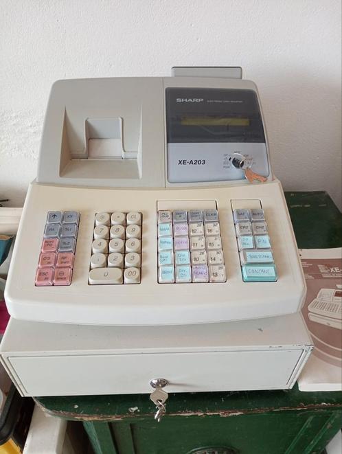 Elektronische kassa Sharp XE A203, Verzamelen, Elektronische Apparatuur, Ophalen