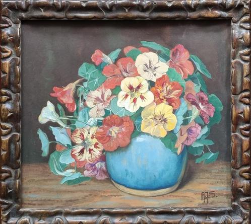 Alberta Johanna Smetz  schilderij, Antiek en Kunst, Kunst | Schilderijen | Klassiek, Ophalen of Verzenden