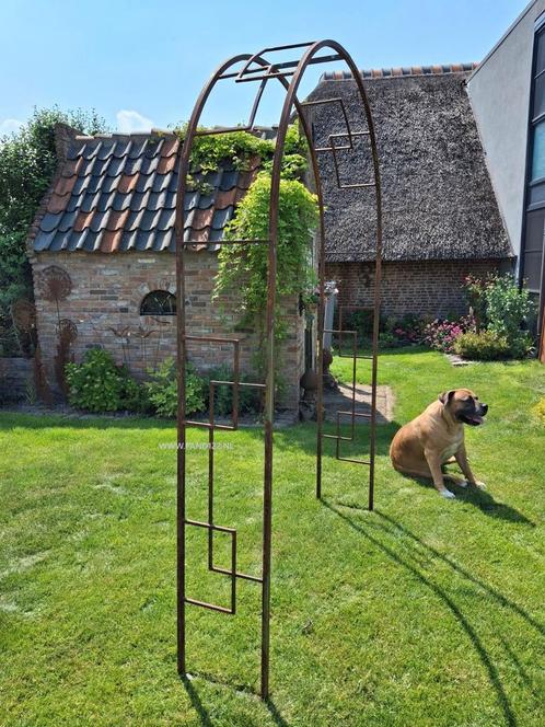 Rozenboog MONDRIAAN, Tuin en Terras, Tuinhekken en Hekwerk, Nieuw, IJzer, Ophalen of Verzenden
