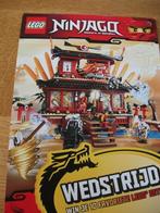 LEGO Ninjago wedstrijd flyer (win je 10 favoriete...) 2011, Verzenden, Zo goed als nieuw, Lego