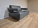 Havee Cloak - Loveseat - Antraciet - Leder - Design - ZGAN, Voltastraat 21, Barneveld, Havee Cloak, Ophalen of Verzenden, Zo goed als nieuw