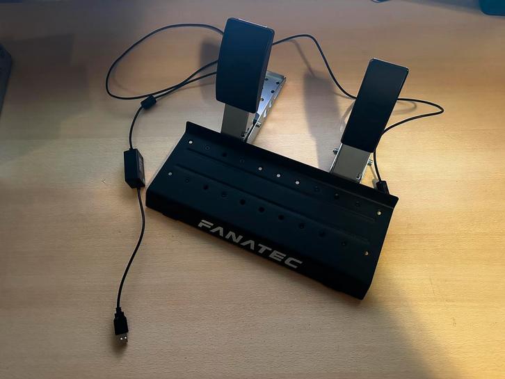 Fanatec CSL pedalen + USB adapter, Computers en Software, Joysticks, Zo goed als nieuw, Ophalen