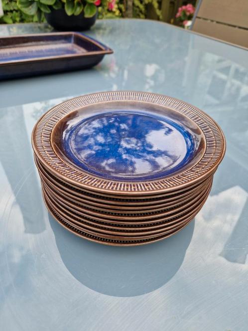 Gefle Kosmos omtbijtbordjes 18cm, Antiek en Kunst, Antiek | Servies compleet, Ophalen of Verzenden