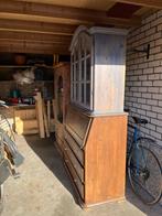 Vitrine- en ladekast, Huis en Inrichting, Kasten | Vitrinekasten, Ophalen, Gebruikt, 100 tot 150 cm, 200 cm of meer
