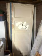 oude paneeldeur stomp 4 vlaks binnendeur, Ophalen, Gebruikt, Binnendeur, 200 tot 215 cm