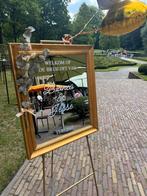 Ezel + spiegel, Diversen, Ophalen of Verzenden, Gebruikt