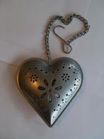 Potpouri / Pot Pourrie hartje / decoratief hart zilver, Ophalen of Verzenden
