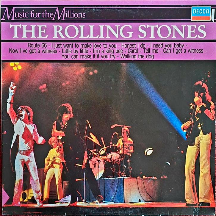 The Rolling Stones - Music for the Millions LP, Cd's en Dvd's, Vinyl | Rock, Gebruikt, Rock-'n-Roll, 12 inch, Ophalen of Verzenden