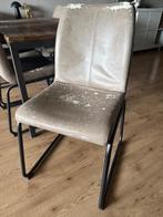 6 kamerstoelen kleur taupe, Huis en Inrichting, Ophalen, Gebruikt, Overige kleuren, Metaal