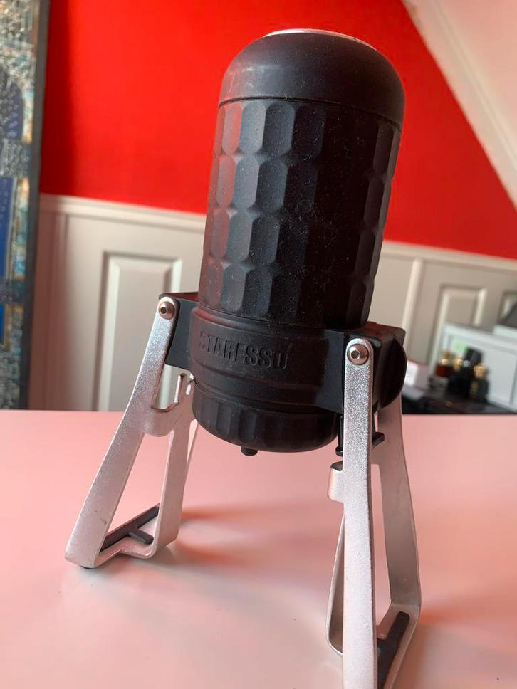 Staresso Draagbare Espressomaker - Perfect voor Onderweg!, Witgoed en Apparatuur, Koffiezetapparaten, Zo goed als nieuw, Gemalen koffie