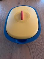 Tupperware Schaal met Lepel - Vintage, Ophalen of Verzenden, Gebruikt, Blauw, Schaal