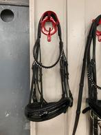 Stang en trens hoofstel met lak neusriem, Dieren en Toebehoren, Ophalen, Zo goed als nieuw, Dressuur