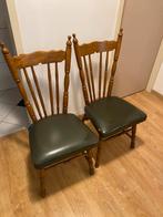 2 antieke stoelen, Gebruikt, Bruin, Vintage, Ophalen of Verzenden