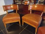 Fauteuils schapenleer Jan Frantzen, Huis en Inrichting, Fauteuils, Ophalen, Gebruikt, Art deco, Minder dan 75 cm